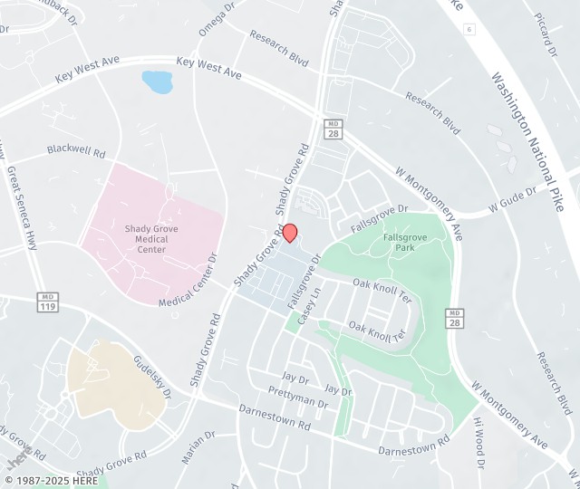 Location Map: 14955 Shady Grove Rd Rockville, MD 20850
