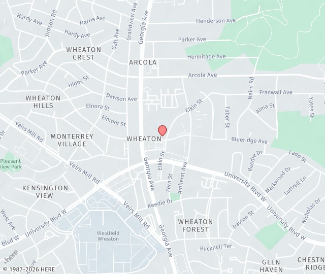 Location Map: 2401 Blueridge Avenue, Suite 210 Wheaton, Maryland 20902